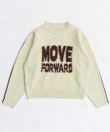 MOVE FORWARD logo knit/MOVE FORWARDロゴニット