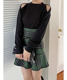 SNIDEL | ヘムフレアスカート(その他パンツ)