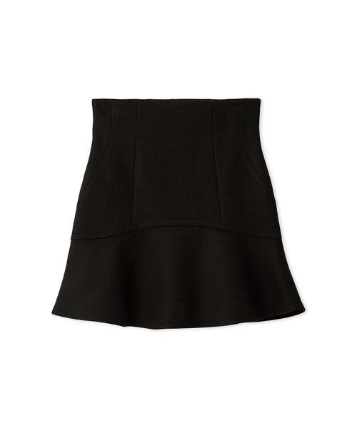 SNIDEL（スナイデル）の「ヘムフレアスカート（その他パンツ・レディース・ブラック/マルチ/チェック・0/1）」の2枚目の写真