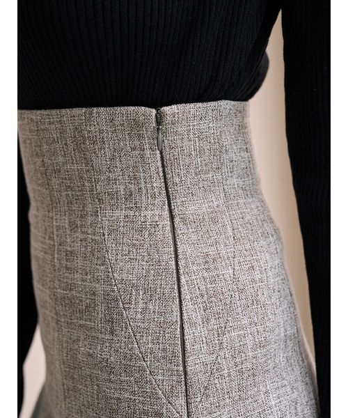 SNIDEL（スナイデル）の「ヘムフレアスカート（その他パンツ・レディース・ブラック/マルチ/チェック・0/1）」の9枚目の写真