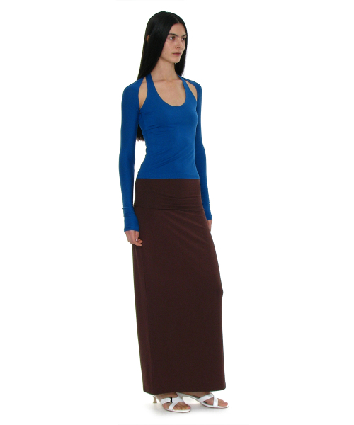PARTIMENTO WOMEN(パルティメントウィメン)の「PWCジャージボレロ3 IN 1トップ_ブルー(カーディガン/ボレロ・レディース・その他・SMALL/MEDIUM/LARGE)」の7枚目の写真