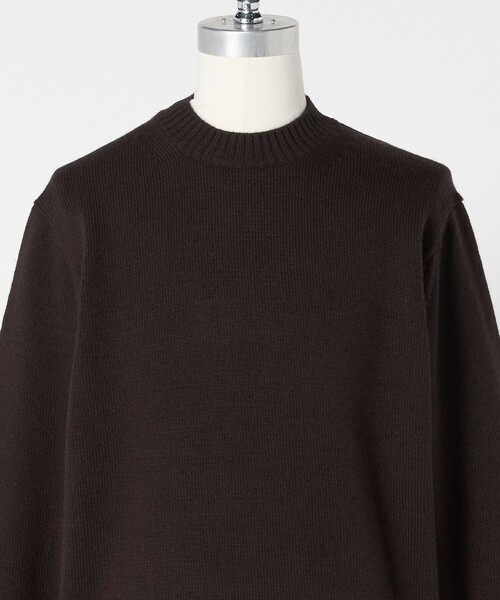 LOEFF＞5ゲージ ダメージ ニット プルオーバー UNISEX（ニット