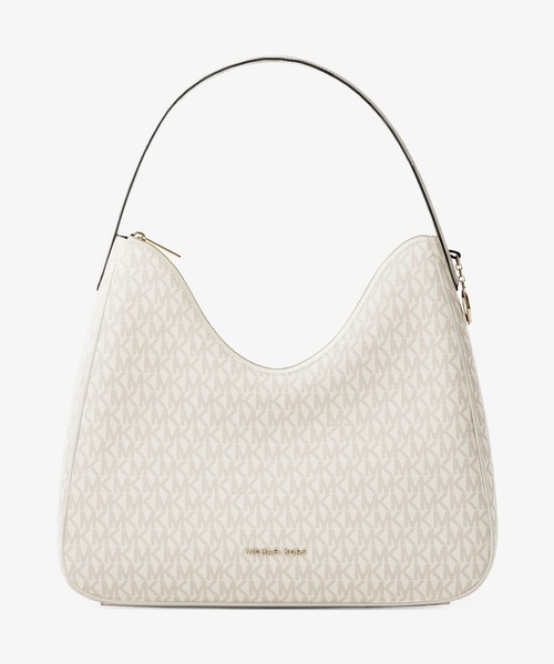 MICHAEL KORS(マイケルコース)の「NAYLA ホーボー ショルダー ミディアム - MKシグネチャー(ショルダーバッグ・レディース・ベージュ系その他・FREE)」の1枚目の写真