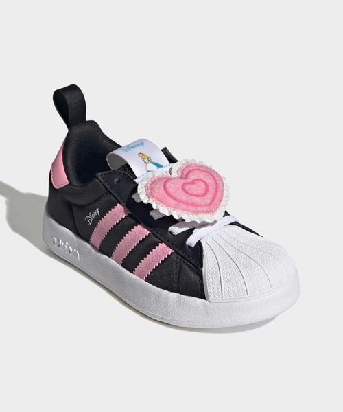 adidas Originals（アディダスオリジナルス）の「アディダス ディズニー Adifom スーパースター 360 / Adidas Disney Adifom Superstar 360 / アディダスオリジナルス adidas Originals（スニーカー・キッズ・ブラック×ピンク・17.0cm/18.0cm/19.0cm/20.0cm/21.0cm）」の11枚目の写真