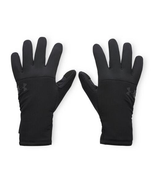 UNDER ARMOUR(アンダーアーマー)の「UAストーム フリース グローブ (両手用)(トレーニング/メンズ)(手袋・メンズ・ブラック・L/M/XL/S)」の1枚目の写真