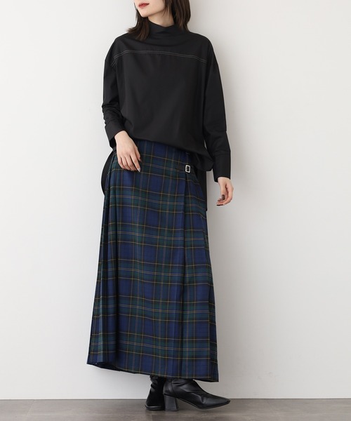 Anna Nicola（アンナニコラ）の「Anna Nicola バックボタンディテールブラウス（シャツ/ブラウス・レディース・ベージュ/ブラック・38）」の15枚目の写真