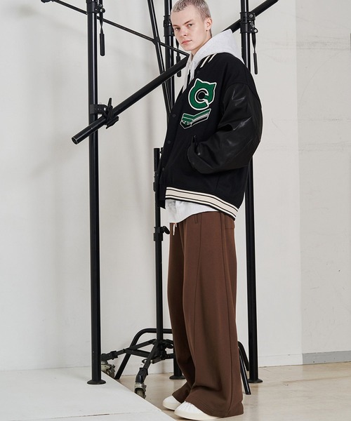 SeeSew(シーソー)の「【UNISEX】PANEL LINE SWEAT PANTS/パネルラインスウェットパンツ(スウェットパンツ・メンズ・グレー/ブラウン・M/L)」の9枚目の写真