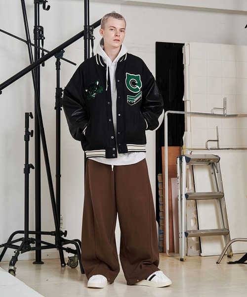 SeeSew(シーソー)の「【UNISEX】PANEL LINE SWEAT PANTS/パネルラインスウェットパンツ(スウェットパンツ・メンズ・グレー/ブラウン・M/L)」の10枚目の写真