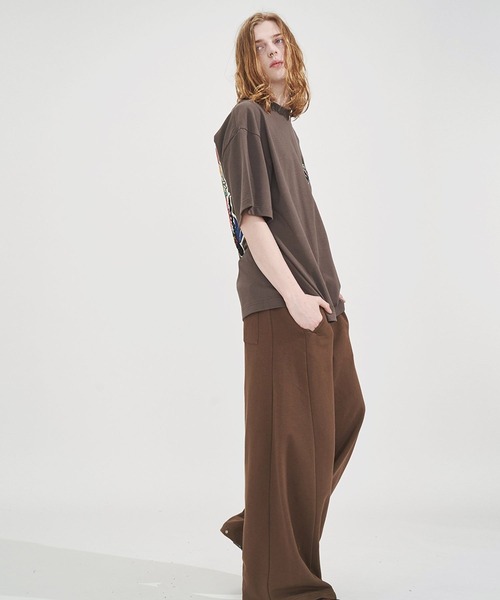 SeeSew(シーソー)の「【UNISEX】PANEL LINE SWEAT PANTS/パネルラインスウェットパンツ(スウェットパンツ・メンズ・グレー/ブラウン・M/L)」の13枚目の写真