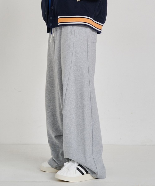 SeeSew(シーソー)の「【UNISEX】PANEL LINE SWEAT PANTS/パネルラインスウェットパンツ(スウェットパンツ・メンズ・グレー/ブラウン・M/L)」の15枚目の写真