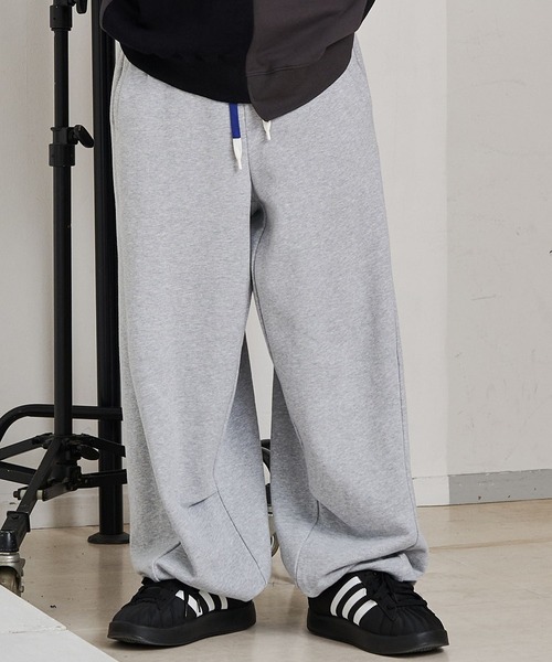 SeeSew(シーソー)の「【UNISEX】PANEL LINE SWEAT PANTS/パネルラインスウェットパンツ(スウェットパンツ・メンズ・グレー/ブラウン・M/L)」の17枚目の写真