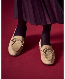 fitfit（フィットフィット）の「ソフトレザーリボンローファー fs 270（ローファー）」