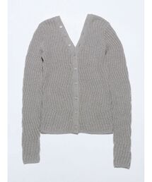【VEQUM】WAVING V NECK KNIT