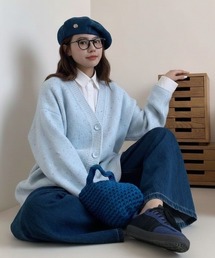 パステルVネックカーディガン