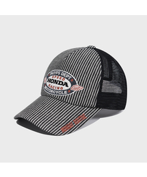 HONDA MOTORCYCLE（ホンダモーターサイクル）の「Honda Stripe Mesh Cap_Black（キャップ）」