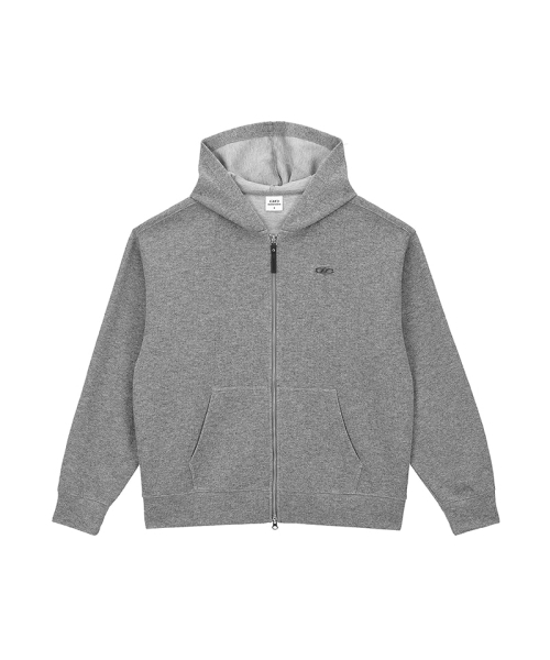 BORN TO WIN（ボーントゥウィン）の「KNIT LIKE HOODIE ZIP UP [MELANGE GREY]（ジャージ・メンズ・その他・1/2/3）」の2枚目の写真