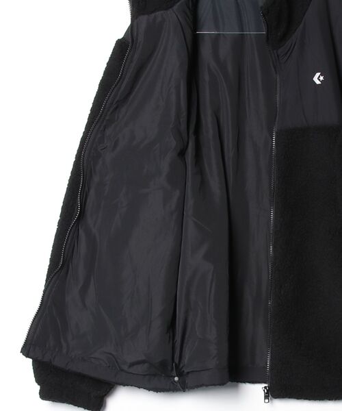 CONVERSE（コンバース）の「コンバース  ハイブリッド ボア スター ジャケット（ブルゾン・メンズ・ブラウン/ブラック・M/L/LL）」の4枚目の写真