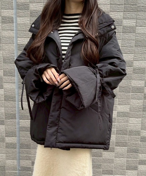おまめ：2wayリボンダウン リボンダウンジャケット – amr.