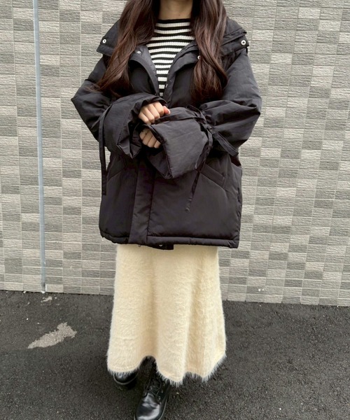 おまめ：2wayリボンダウン おまめ：2wayリボンダウン おまめ：2wayリボンダウン おまめ：2way