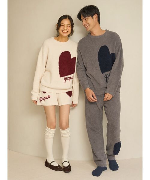 ジェラピケ　プルオーバー&ショートパンツ ジェラピケ プルオーバー&ショートパンツ ジェラートピケ スムーズィー