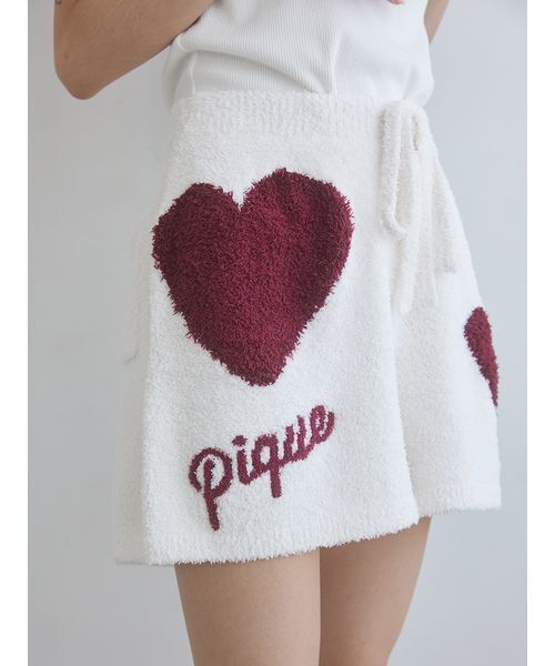 ONLINE限定】ハートジャガードプルオーバー＆ショートパンツセット