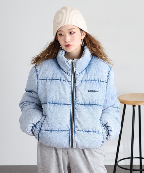 GUESS JEANS(ゲスジーンズ)の「GUESS JEANS デニム パファージャケット(ダウンジャケット/コート・レディース・マルチ・S/L/M/XS)」の6枚目の写真