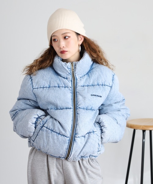 GUESS JEANS(ゲスジーンズ)の「GUESS JEANS デニム パファージャケット(ダウンジャケット/コート・レディース・マルチ・S/L/M/XS)」の2枚目の写真
