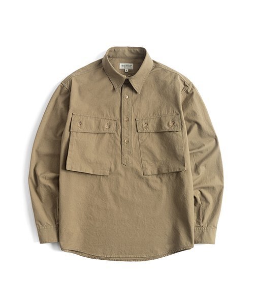 WILD BRICKS(ワイルドブリックス)の「LW MILITARY PULLOVER SHIRT (olive)(シャツ/ブラウス・メンズ・その他・MEDIUM/X-LARGE/LARGE)」の1枚目の写真