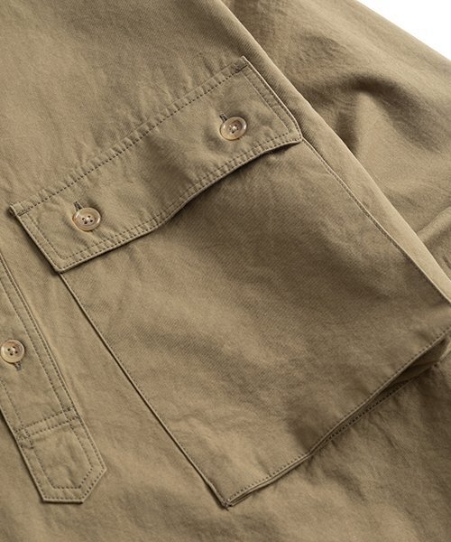 WILD BRICKS(ワイルドブリックス)の「LW MILITARY PULLOVER SHIRT (olive)(シャツ/ブラウス・メンズ・その他・MEDIUM/X-LARGE/LARGE)」の4枚目の写真