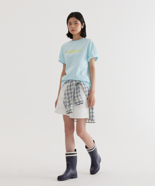COVERNAT(カバーナット)の「センターアセンティックTシャツ Sky Blue(Tシャツ/カットソー・レディース・その他・X-SMALL/SMALL/MEDIUM/LARGE/X-LARGE/XX-LARGE)」の4枚目の写真