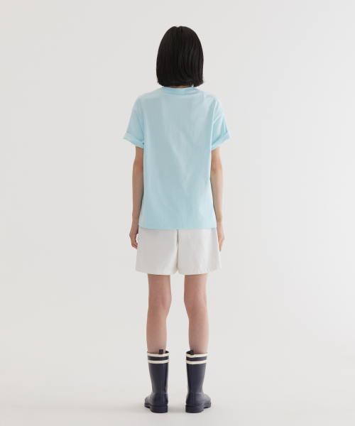 COVERNAT(カバーナット)の「センターアセンティックTシャツ Sky Blue(Tシャツ/カットソー・レディース・その他・X-SMALL/SMALL/MEDIUM/LARGE/X-LARGE/XX-LARGE)」の5枚目の写真