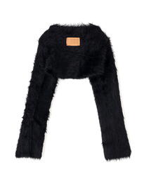 THE MYSTERIOUS HOTEL（ザミステリアスホテル）の「THE MYSTERIOUS HOTEL/ザ ミステリアス ホテル/CROP FUR BOLERO（カーディガン/ボレロ）」