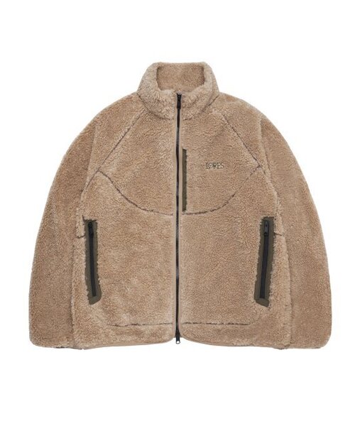 LORES(ロアス)の「Sherpa Fleece Jacket - Beige(その他アウター・レディース・その他・MEDIUM/LARGE)」の1枚目の写真