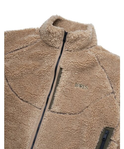 LORES(ロアス)の「Sherpa Fleece Jacket - Beige(その他アウター・レディース・その他・MEDIUM/LARGE)」の2枚目の写真