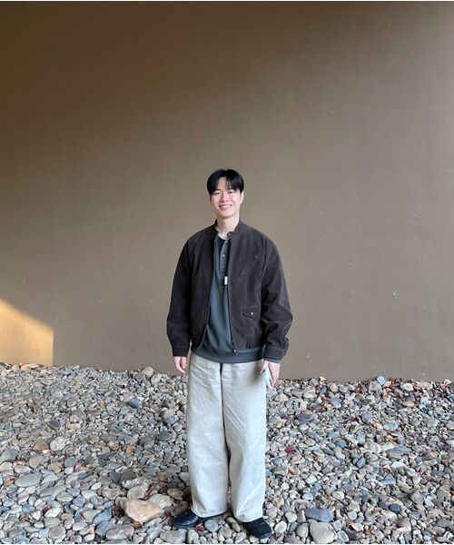 NOUN(ノウン)の「wide curved denim pants (sand beige)(デニムパンツ・メンズ・その他・0/1/2)」の21枚目の写真