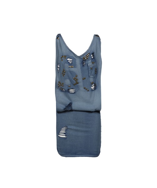 route 66 studded backless dress Poise Mini Dress White