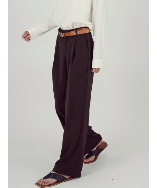 ACUD(アクド)の「Soft Flow Slacks _Brown(スラックス・レディース・ブラウン・SMALL/MEDIUM)」の3枚目の写真