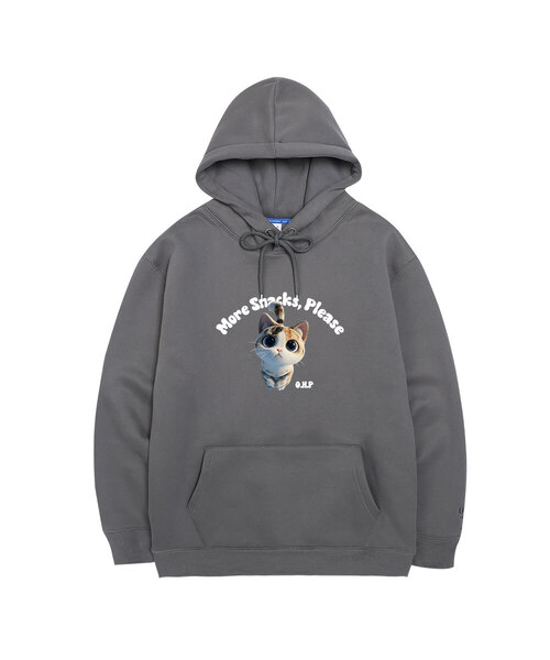 OHP（ワンハンドレッドパーセント）の「OHPxHARMONIA      no.2 起毛フードパーカー（パーカー・メンズ・ブラック/Beige/ダークグレー・4XL/3XL/M(95)/L/2XL/XL）」の3枚目の写真