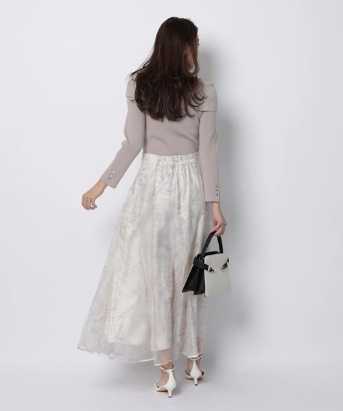 JUSGLITTY（ジャスグリッティー）の「ケープオフショルニット（ニット/セーター・レディース・ピンク系その他/ブラック系その他2/ホワイト/ミント/ブラック系その他・2）」の18枚目の写真