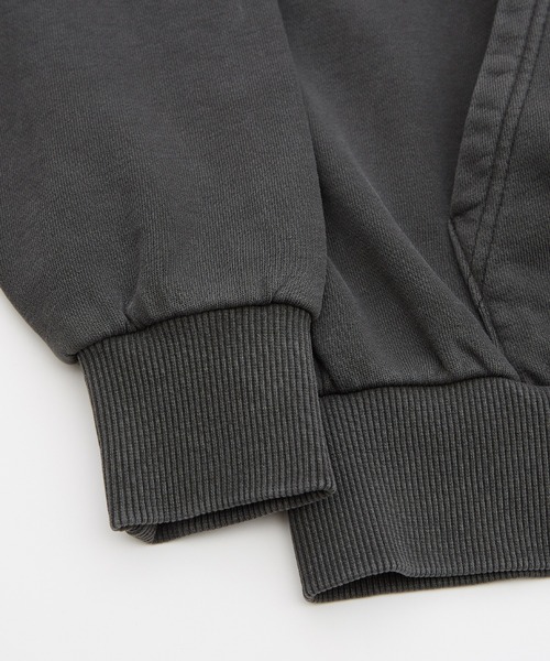 En serio TOKYO（エンソリオトーキョー）の「【SIDEWAYSTANCE】ピグメント裏毛ジップパーカー（パーカー・メンズ・ブラウン/ブラック・SMALL/MEDIUM/X-LARGE/LARGE）」の17枚目の写真