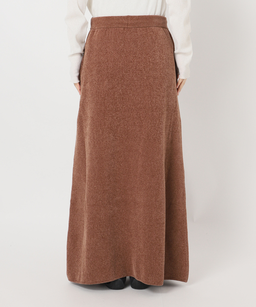 FRAMeWORK(フレームワーク)の「ショートモールスカート(スカート・レディース・ブラウン/ベージュ・38/36)」の6枚目の写真