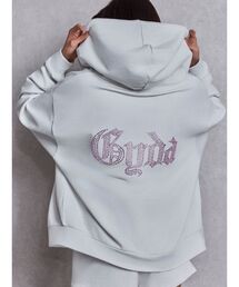 GYDA | NEW BACK GYDAラインストーンラメパーカー(パーカー)