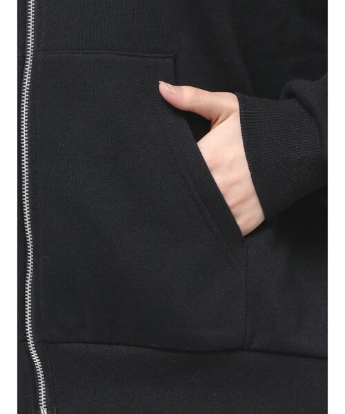 GYDA（ジェイダ）の「NEW BACK GYDAラインストーンラメパーカー（パーカー・レディース・その他1/ライトグレー/オフホワイト/ブラック・FREE）」の5枚目の写真