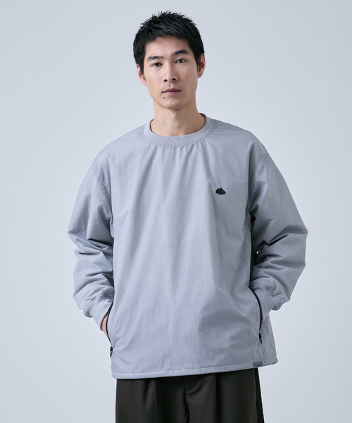 B.C STOCK（ベーセーストック）の「C.H.G パデットクルーネックプルオーバー（その他トップス・メンズ・ブラック/グレー・MEDIUM/LARGE）」の2枚目の写真
