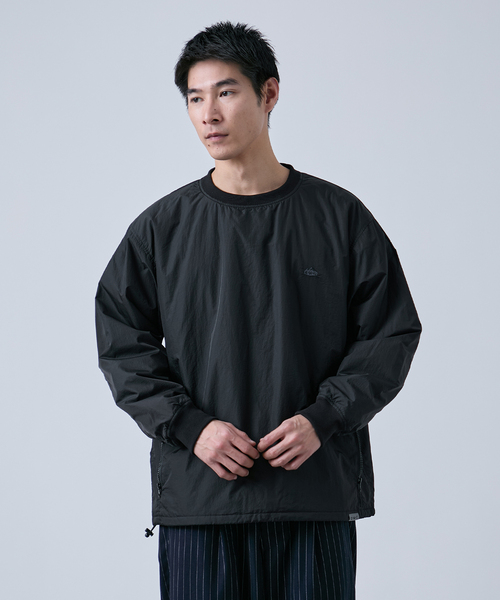 B.C STOCK（ベーセーストック）の「C.H.G パデットクルーネックプルオーバー（その他トップス・メンズ・ブラック/グレー・MEDIUM/LARGE）」の22枚目の写真