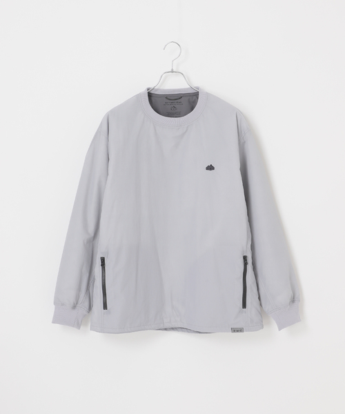 B.C STOCK（ベーセーストック）の「C.H.G パデットクルーネックプルオーバー（その他トップス・メンズ・ブラック/グレー・MEDIUM/LARGE）」の4枚目の写真