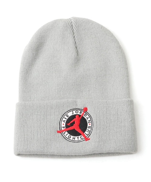 JORDAN BRAND（ジョーダンブランド）の「JORDAN BRAND U J PEAK BEANIE FLT CLUB / ジョーダン ブランド ピーク ビーニー FLT CLUB / NIKE【SP】（ニットキャップ/ビーニー・メンズ・アイボリー/ブラック/グレー・ONE SIZE）」の3枚目の写真