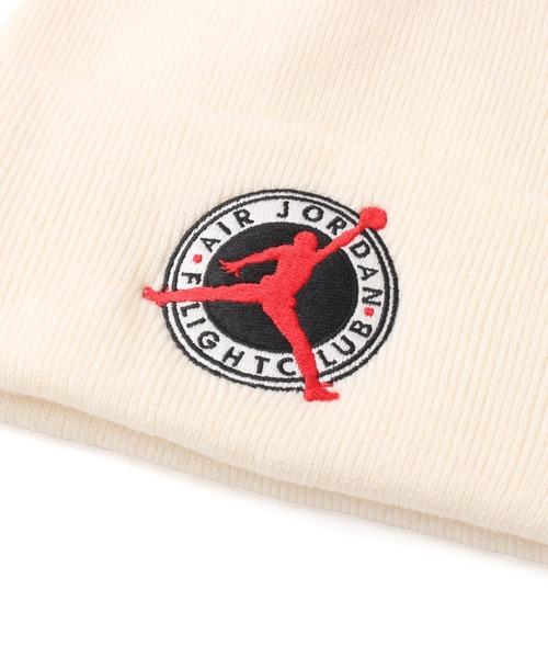 JORDAN BRAND（ジョーダンブランド）の「JORDAN BRAND U J PEAK BEANIE FLT CLUB / ジョーダン ブランド ピーク ビーニー FLT CLUB / NIKE【SP】（ニットキャップ/ビーニー・メンズ・アイボリー/ブラック/グレー・ONE SIZE）」の10枚目の写真