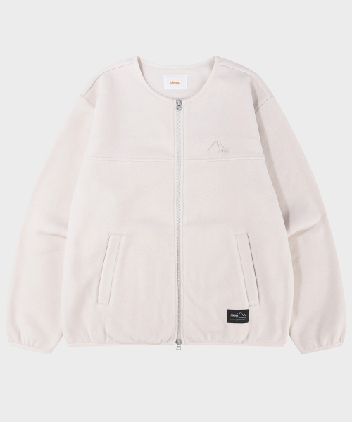 JEEP(ジープ)の「2way ピークロゴ ラウンドネック フリース アイボリー (JP5TZU192IV)(その他アウター・レディース・その他・MEDIUM/LARGE/X-LARGE/SMALL/2XL)」の5枚目の写真