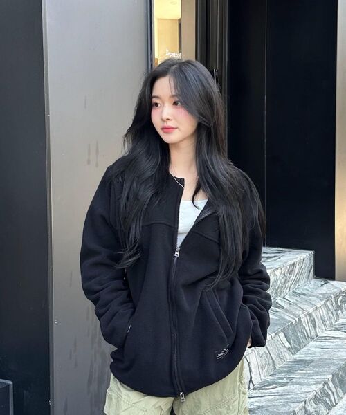 JEEP(ジープ)の「2way ピークロゴ ラウンドネック フリース アイボリー (JP5TZU192IV)(その他アウター・レディース・その他・MEDIUM/LARGE/X-LARGE/SMALL/2XL)」の11枚目の写真